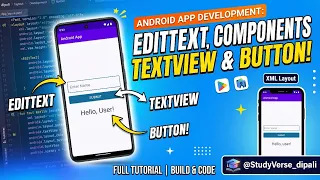 Button Click EditText Input to TextView output