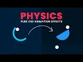 Pure CSS Perpetual Animation Effects Bouncing Ball Animation Effects using Html CSS