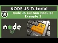 10 Working with Custom Modules in Node JS 2 Node JS Complete Tutorial UiBrains NAVEEN SAGGAM