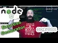 Lets take a quick look at Express Generator to scaffold an express app structure