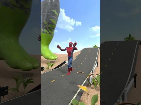 Funny Cars & Going Down from Giant Bulge to Hulk's Spinning Foot #shorts