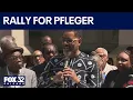 Supporters of Father Pfleger rally outside Chicago Arc iocese