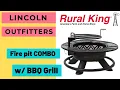 Lincoln Outfitters Steel Fire Pit with BBQ Grate from RURAL KING