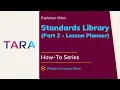 LESSON PLANNER How To Add Standards Part 2