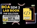 PHP Tutorial Displaying the Reverse of Number BCA Sem 3 Lab Book PHP Part Assignment 2 Set B Q3