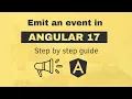 Angular Event Emission Communicating Data Between Parent and Child Components