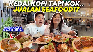 KAGET! KEDAI KOPI TAPI JUALAN SEAFOOD!? RAHANG TUNANYA ENAK BGT🥹