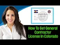 How To Get General Contractor License In Colorado 2025 STEP-BY-STEP