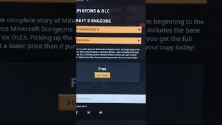 Minecraft Dungeons For FREE 