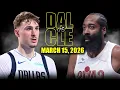 Cleveland Cavaliers vs Dallas Mavericks Full Game Highlights - March 15 2026 NBA Season