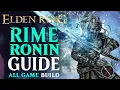 Elden Ring Samurai Build Guide - How to Build a Rime Ronin NG Guide