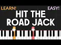 Download Lagu Hit The Road, Jack - Ray Charles | EASY Piano Tutorial \u0026 FREE SHEET MUSIC