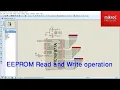 Internal EEPROM write read in microcontroller