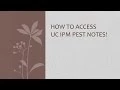 UC IPM Pest Notes