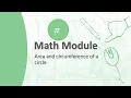 Write a python program to find the area and circumference of a circle