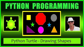 Python Turtle Graphics Drawing and Filling Shapes - Python Beginners Tutorial Learn Python Fast