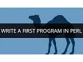 Write a first Program in PERL Learn PERL Programming PERL Tutorial for Beginners Edureka