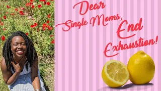 exhausted single mom