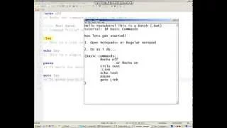 Batch Lesson 1 Basic Commands