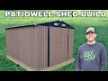How to Build a Patiowell Metal Shed