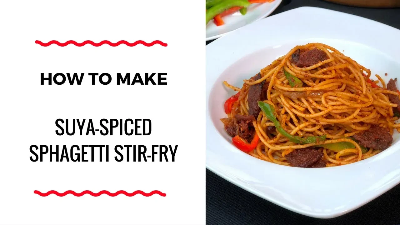 HOW TO MAKE SUYA SPICED PASTA STIR FRY - ZEELICIOUS FOODS