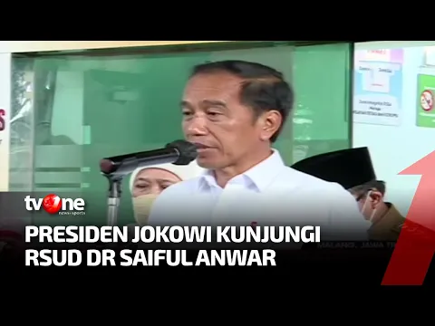 Kunjungi RSUD Dr. Saiful Anwar, Presiden Jenguk Korban Tragedi Kanjuruhan