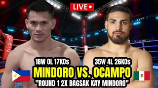 mindoro vs ocampo 2026 blockbuster fight 2x bagsak kay mindoro sa round 1 