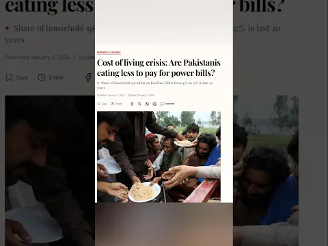 Why Pakistanis Are Not Eating Properly? Endless Crisis