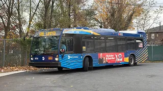 Full Ride 2019 Novabus LFS on S89-LTD to Bayonne 34 Street-Hoboken Station via Richmond Avenue