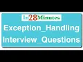 Java Exception Handling Interview Questions and Answers