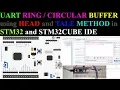 UART Ring Buffer using Head and Tail in STM32 STM32 CubeIDE
