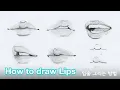 How to draw lips by Chommang Tutorial