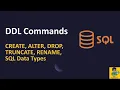 Mastering DDL Commands in SQL Create Alter Drop Truncate