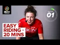 Easy riding 20 Minute Indoor Cycling Workout
