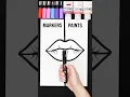 Download Lagu Markers VS Paint -  👄 drawing💖 #art #shorts