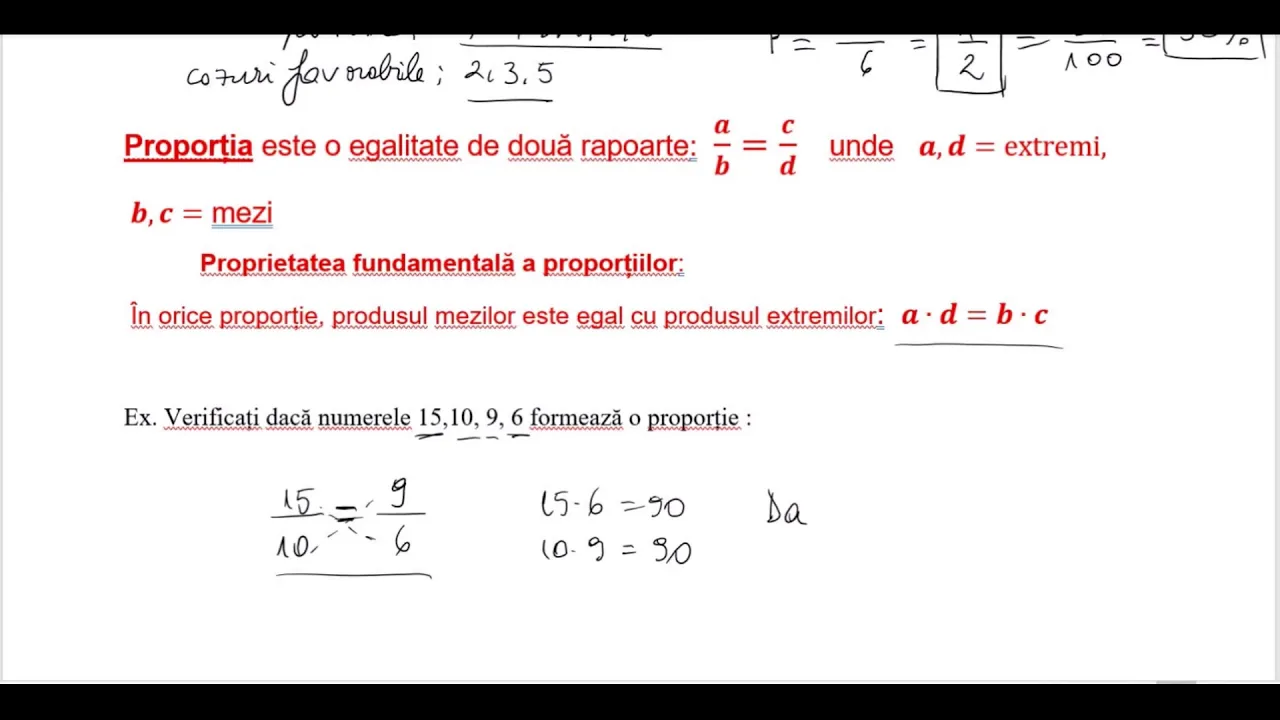 Recapitulare evaluare nationala matematica - Rapoarte. Procente. Proportii