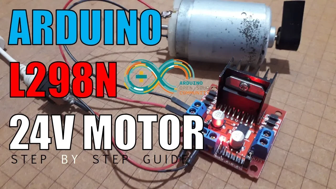 How to use L298N with Arduino (with code)