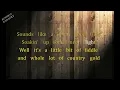 Sounds Like The Radio - Zach Top Karaoke