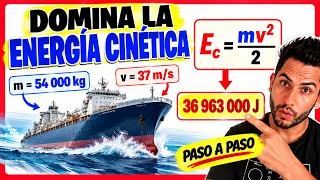 ✅​5 EJERCICIOS de ENERGÍA CINÉTICA y POTENCIAL Física [𝙙𝙚 0 𝙖 𝙀𝙭𝙥𝙚𝙧𝙩𝙤 🤯👌🏻]