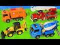 Download Lagu Tractor, Concrete Mixer and Fire Truck for Kids