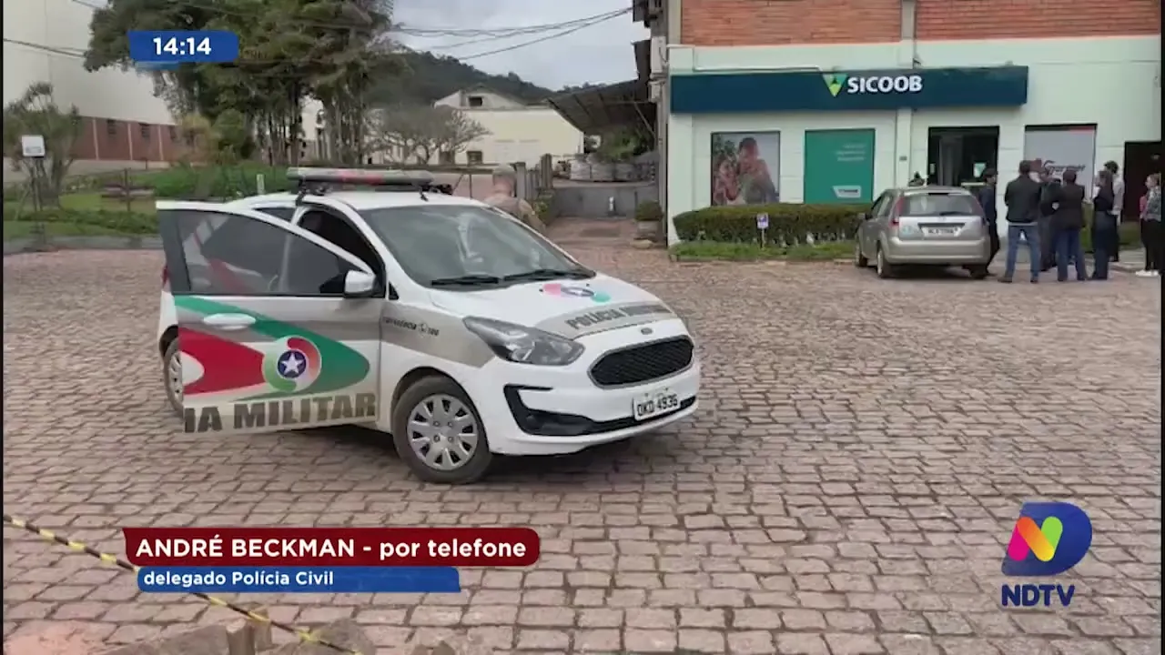 Timbó: agência de cooperativa de crédito é assaltada na manhã desta segunda-feira (05)