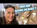 1st MAC BID Online Auction Haul Was it a SCORE or a BUST Amazon returns bidding
