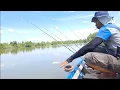 Download Lagu PANCING PADOK LEGENDARIS SAMPAI LOMPAT DI TARIK IKAN BESAR.