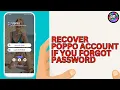 How to Recover Poppo Live Account If You Forgot Password