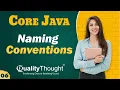 Java Naming Conventions - Java Full Course 2023