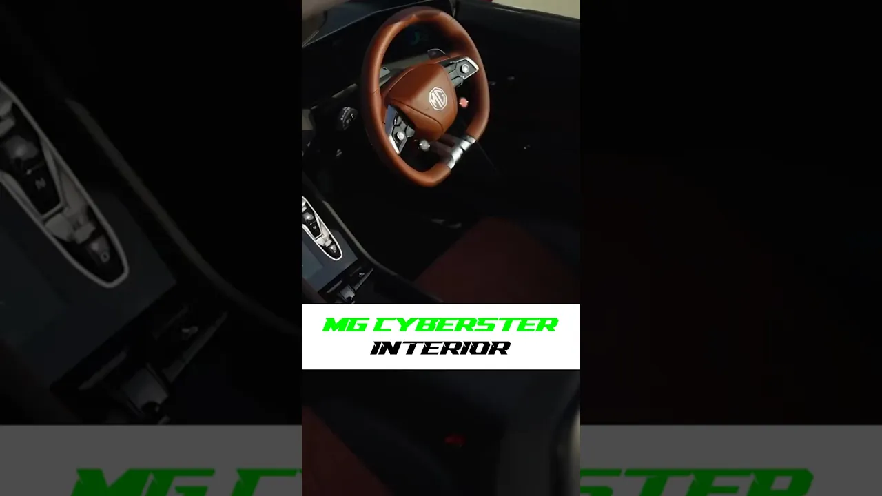 MG Cyberster Interior Review | Futuristic Design Meets Premium Luxury!