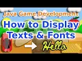 How to Display Text and Fonts in Java