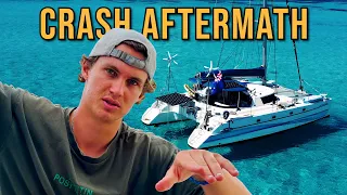 Can We Repair our Sailboat After Crashing into Rocks?