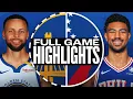 WARRIORS at 76ERS FULL GAME HIGHLIGHTS March 1 2025