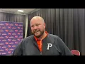 Cedar Rapids Prairie s boys basketball head coach Todd Kuntz at IHSAA State Basketball 26